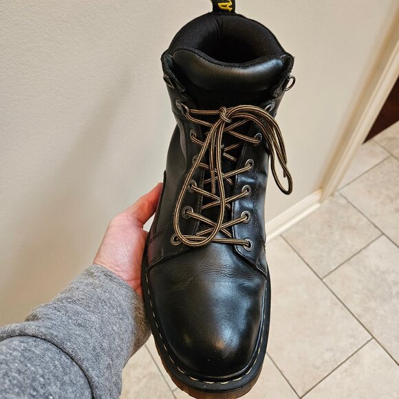 Dr. Martens Men's 'Nashville'  Leather Boots, Black, Sz 13 - Picture 14 of 16